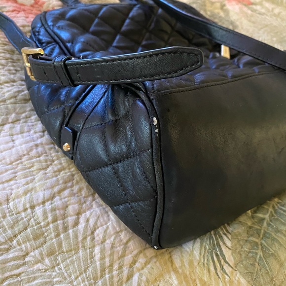 🌺SOLD🌺Michael Kors Rhea Leather BLACK Backpack - Picture 4 of 8